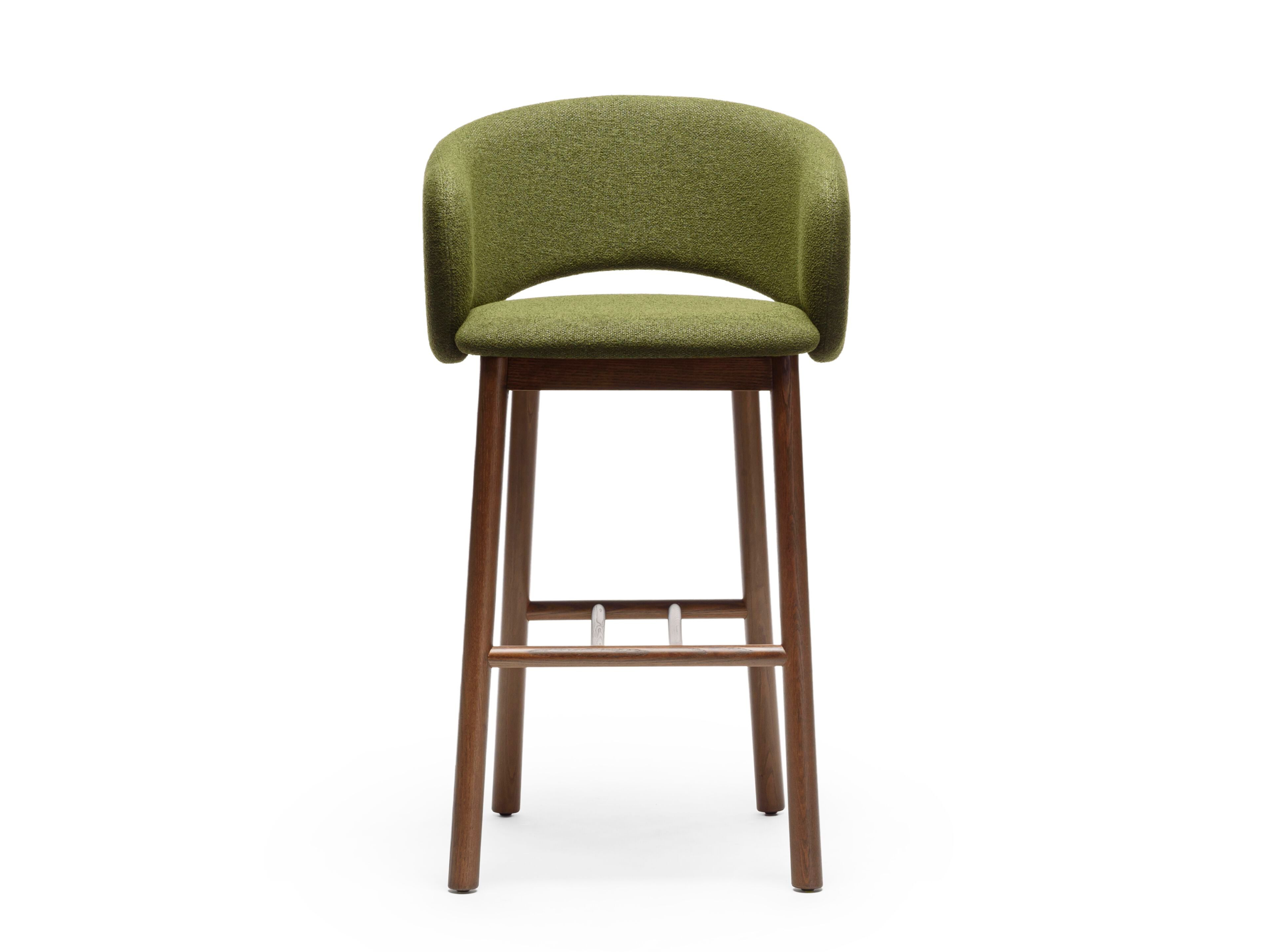 Высокий тканевый стул с подлокотниками и спинкой CHAIRS & MORE Bel ARCH-00070833 - Вид №3