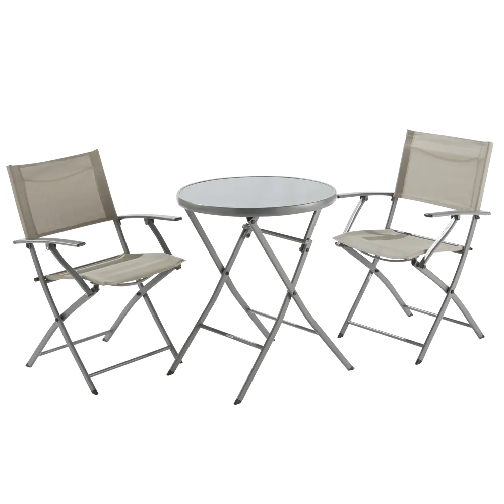 Кресло Naterial Emys Origami складное 54х52х83 см сталь бежевый STLM-2153325 - Вид №6