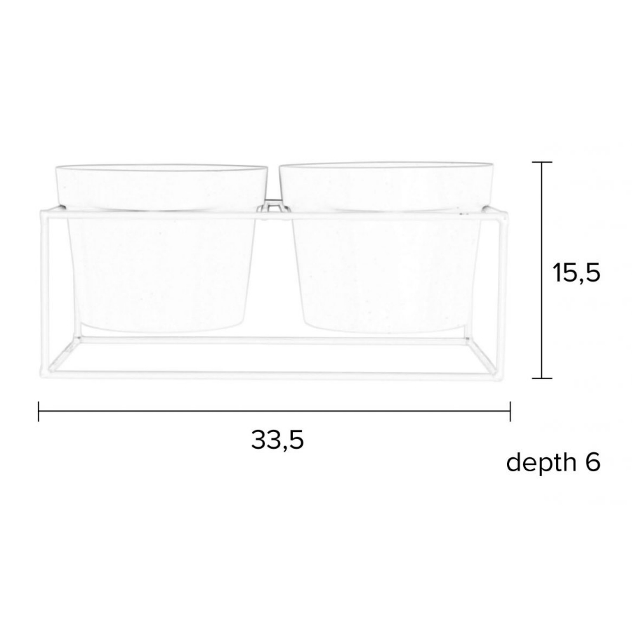Подставка под цветы Bart White Label Living 7900014 - Вид №6