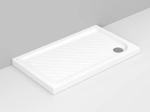 Керамический нескользящий прямоугольный поддон для душа