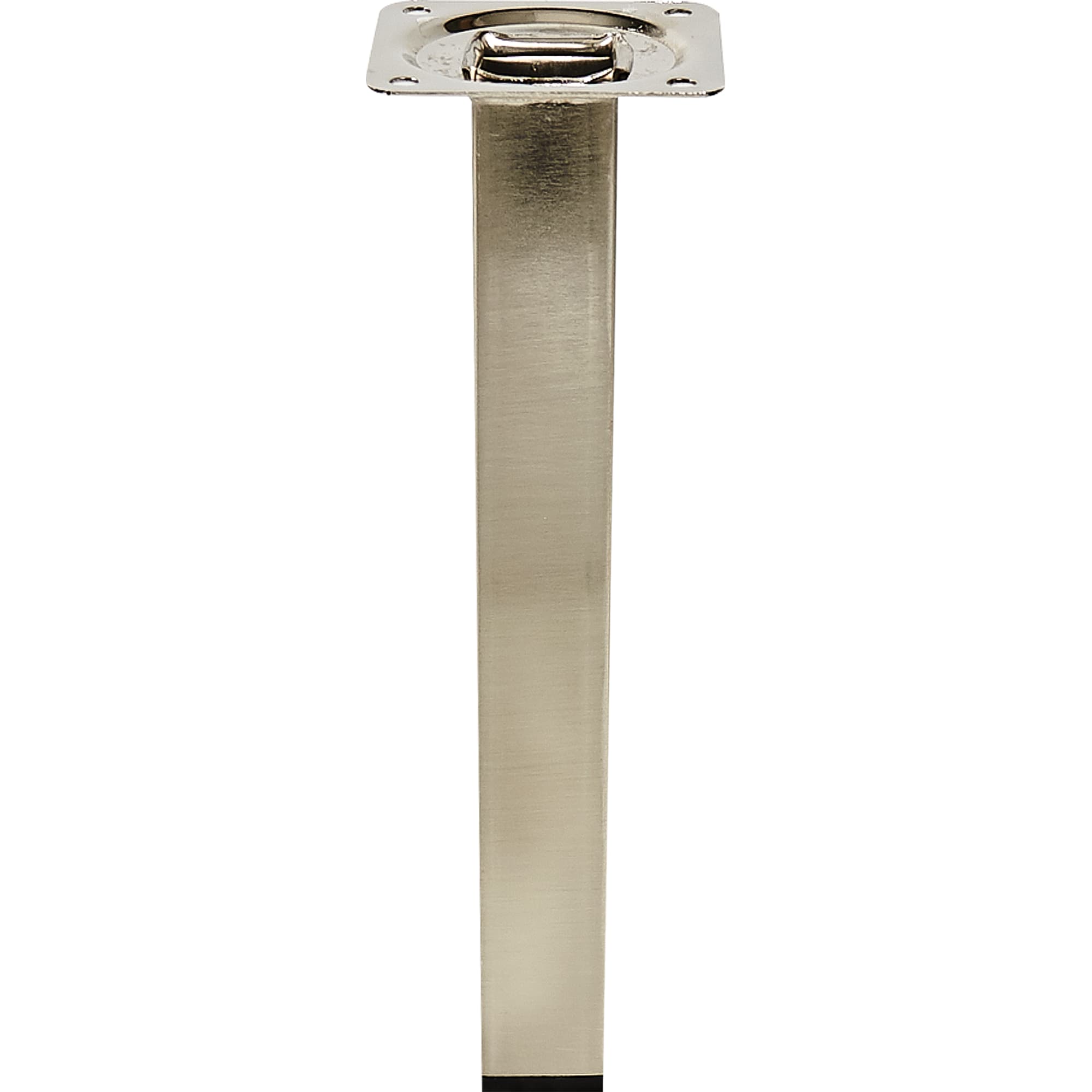 82732484 Ножка квадратная 200х25 мм, сталь, цвет никель Santreyd 