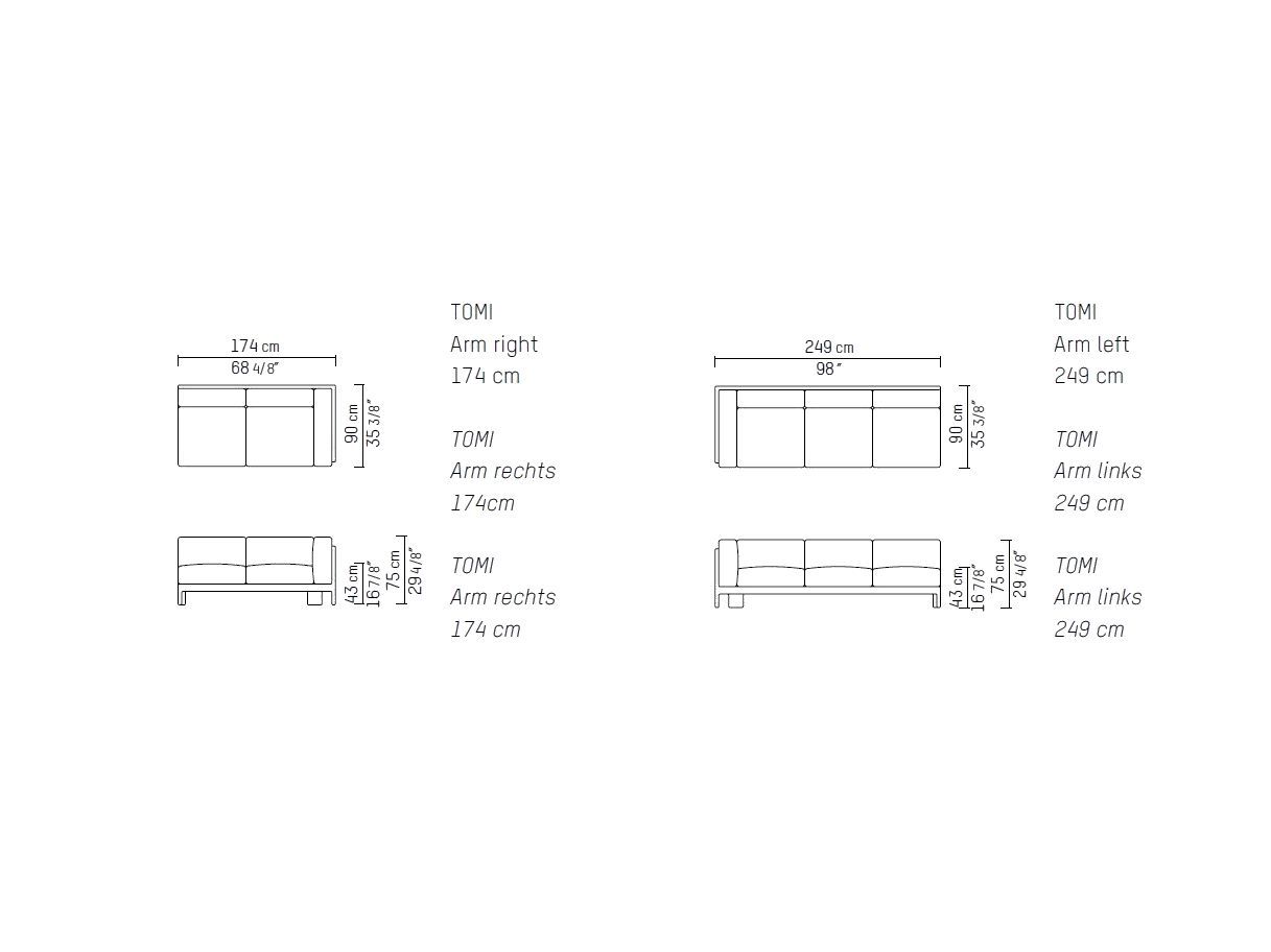 Модульный съемный бархатный диван Piet Boon Томи ARCH-00068500 - Вид №7