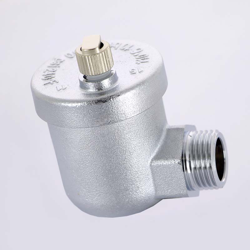 Воздухоотводчик автоматический Airvent угловой никелированный WATTS Ind 1/2" 10005005