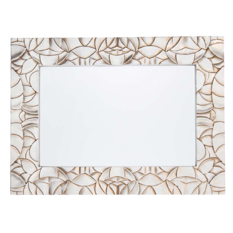 Зеркало настенное прямоугольное настенное серебро Silver PUSHA ДИЗАЙНЕРСКИЕ 062518 Зеркальный  - Вид №1