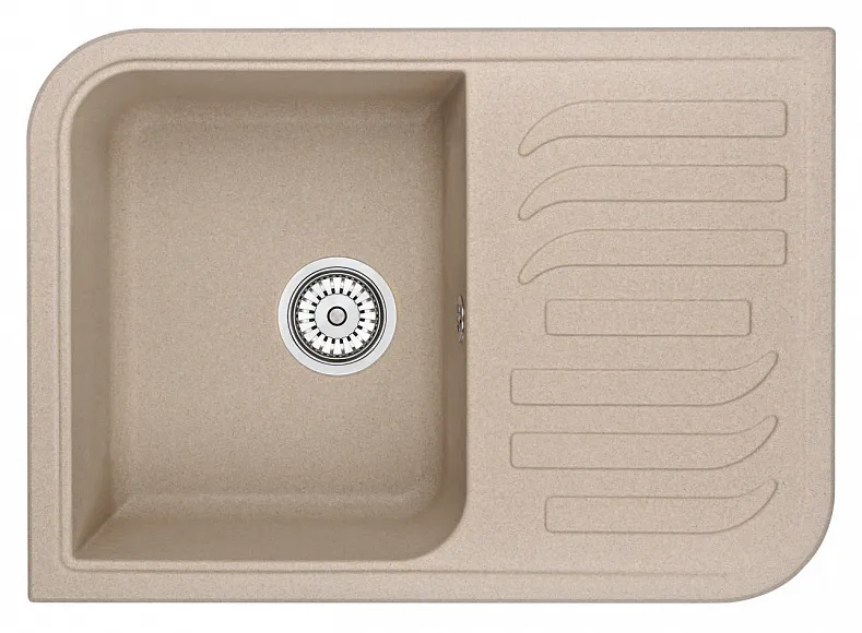 7001, ПЕСОК, кухонная мойка, кварц GRANULA 7001-ST116 - Вид №1