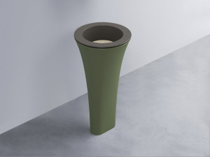 AMLA45-FN+AMPILT-LN+AMCOLT-AG Раковина Amedeo Tondo отдельностоящая cielo Enjoy + Amedeo