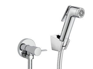 Настенный смеситель для биде с подачей шланга с ручным душем