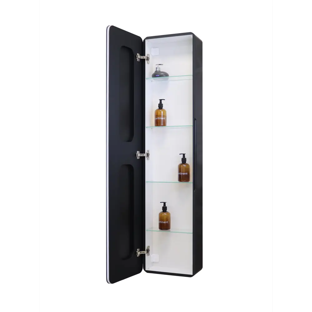 Santreyd Perfect — зеркальный шкаф с подсветкой для ванной 36×156 см 85104663 Perfect Black LED STLM-0058818 - Вид №2