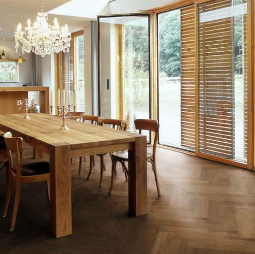 Паркет Ёлка Solidfloor New classic Шантильи Дуб Натур с брашью (Текстурированная) 610х122 мм 1195080 - Вид №22