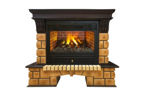 15774715 Электрический камин Brick 3D 26+3D Novara 10014148 RealFlame California