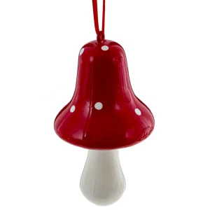 89378985 Украшение елочное «Гриб», 934598 11.4x6.4x6.4 см, цвет красно-белый STLM-1385441