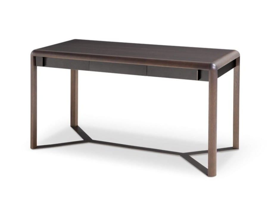 Деревянный прямоугольный стол с ящиками ROCHE BOBOIS Rive Droite ARCH-00088621