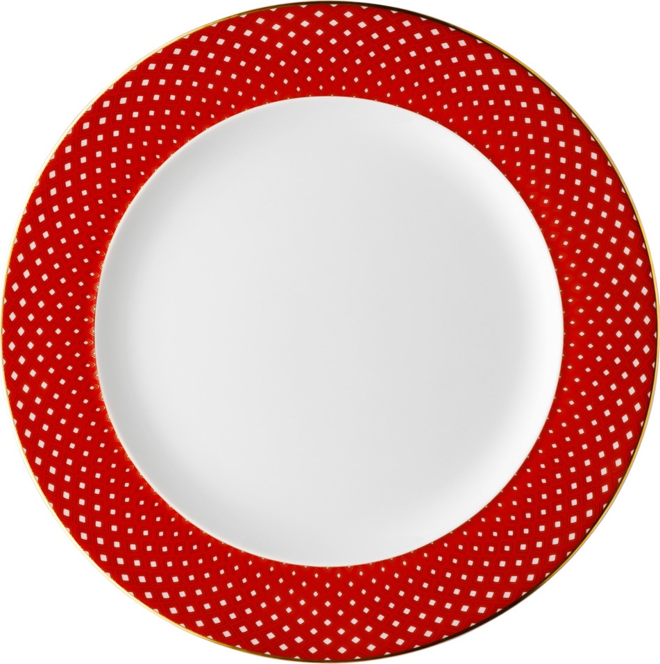 10640615 Rosenthal Тарелка десертная Rosenthal Францис Карро Руж 18см, фарфор Фарфор 