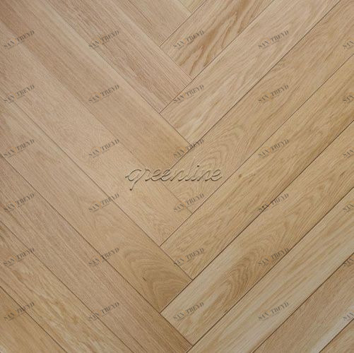 Паркет Ёлка GreenLine Капри Дуб Натур (Гладкая) 500х125 мм 1900200031