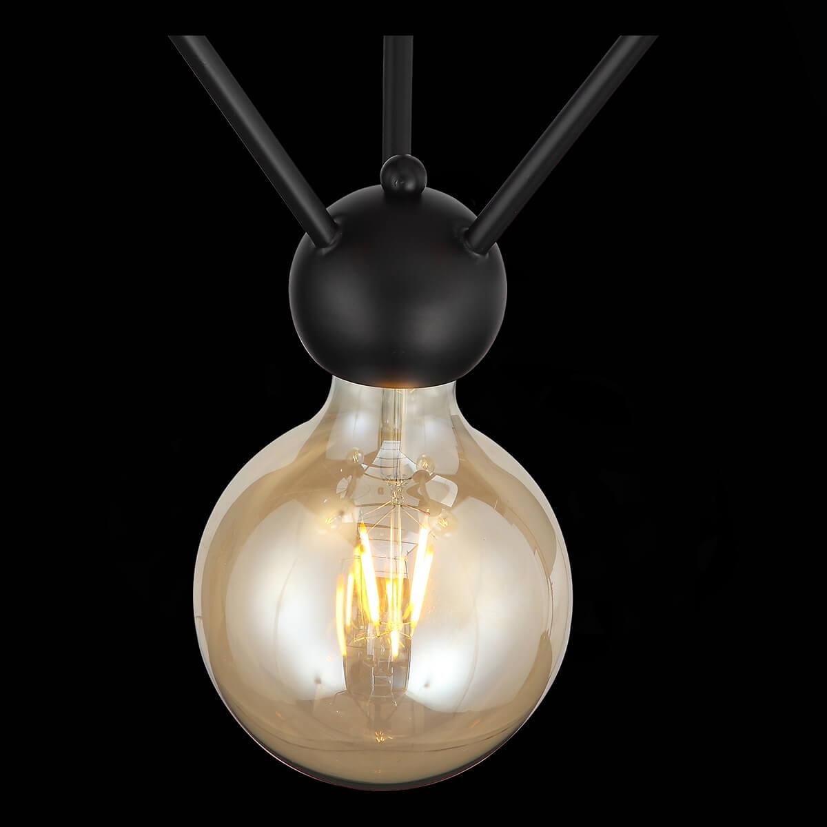 Люстра подвесная черная 4 лампы ST Luce Tavere SL412.403.04 ST LUCE TAVERE 00-3834397 Черный  - Вид №1