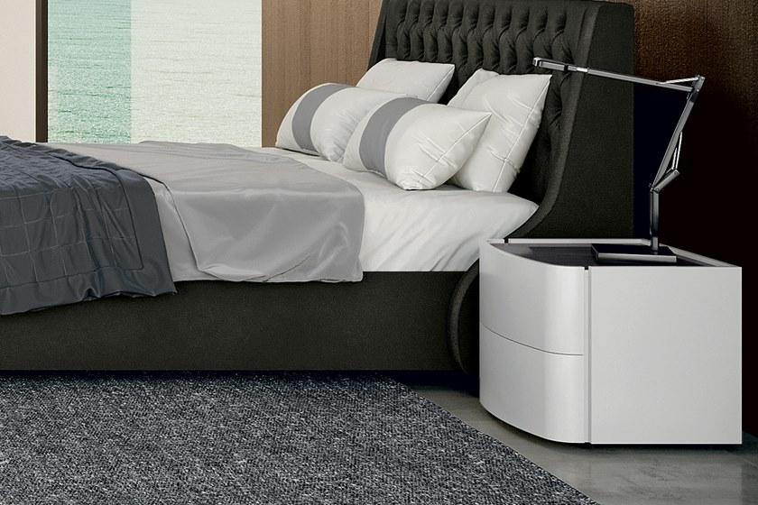 Febal Casa Лаковая прикроватная тумба с ящиками Marlene sun-id-1441840 - Вид №4