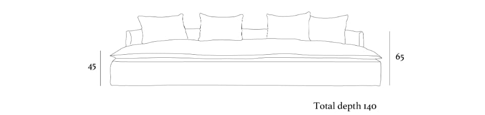 Ткань линейный диван Collett & Victor BILBAO ARCH-00038443 - Вид №6