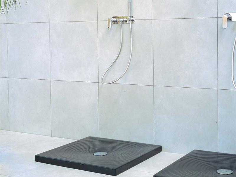 Ceramica Flaminia Квадратный керамический душевой поддон Water drop Dr80 - Вид №1
