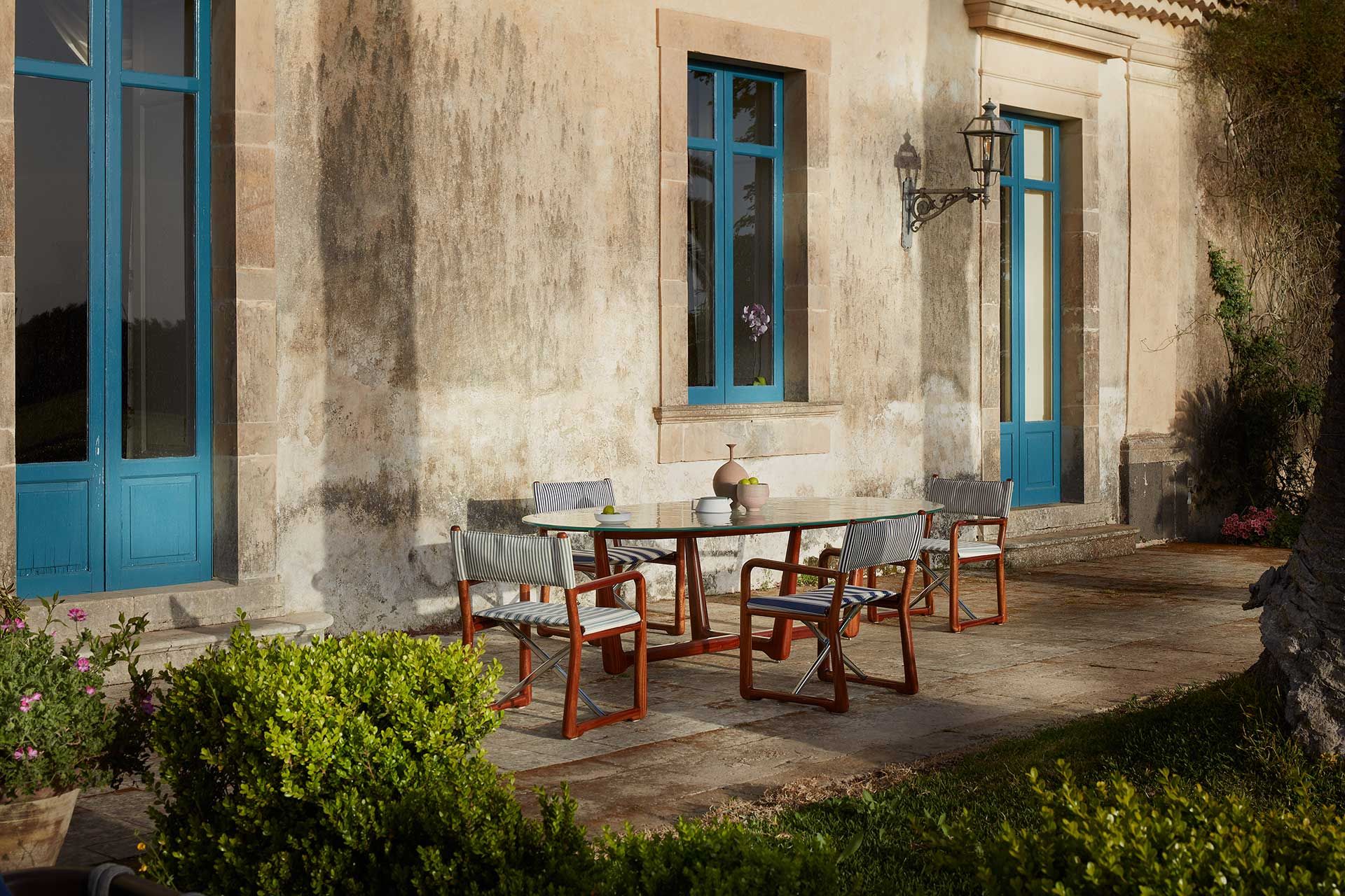 Овальный стол из красного дерева и хрусталя Exteta Sunset ARCH-00027432 - Вид №17