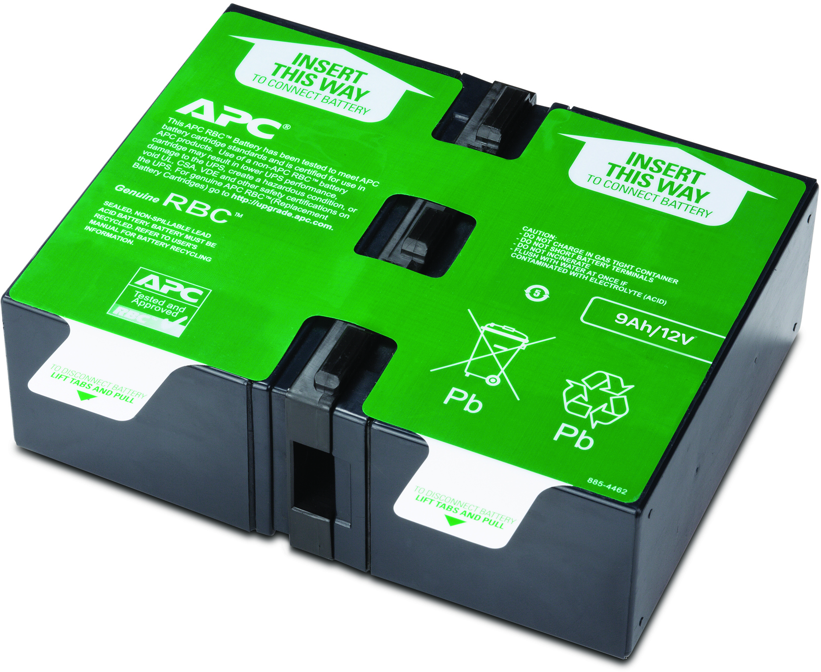 APCRBC124 replacement battery cartridge # 124 APC Santreyd 