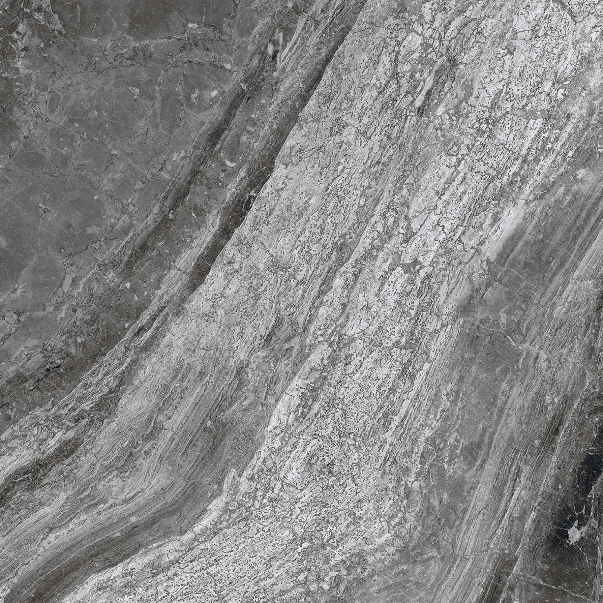 Santreyd Керамогранит Dark Grey Pol с эффектом мрамора 60x60 см 85093832 STLM-0058672 - Вид №1