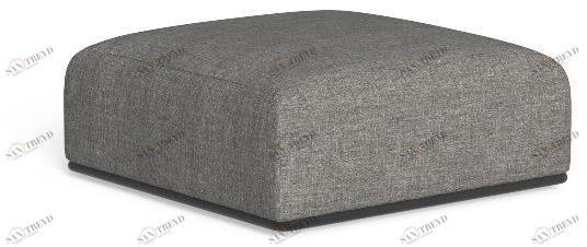 Talenti Квадратный тканевый садовый пуф Scacco Scapufq