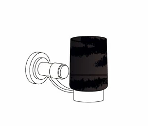 C21-521 C21-521 Настенный подстаканник АЛИЗЕ С РЫЧАГАМИ Cristal & Bronze ALIZÉ À MANETTES