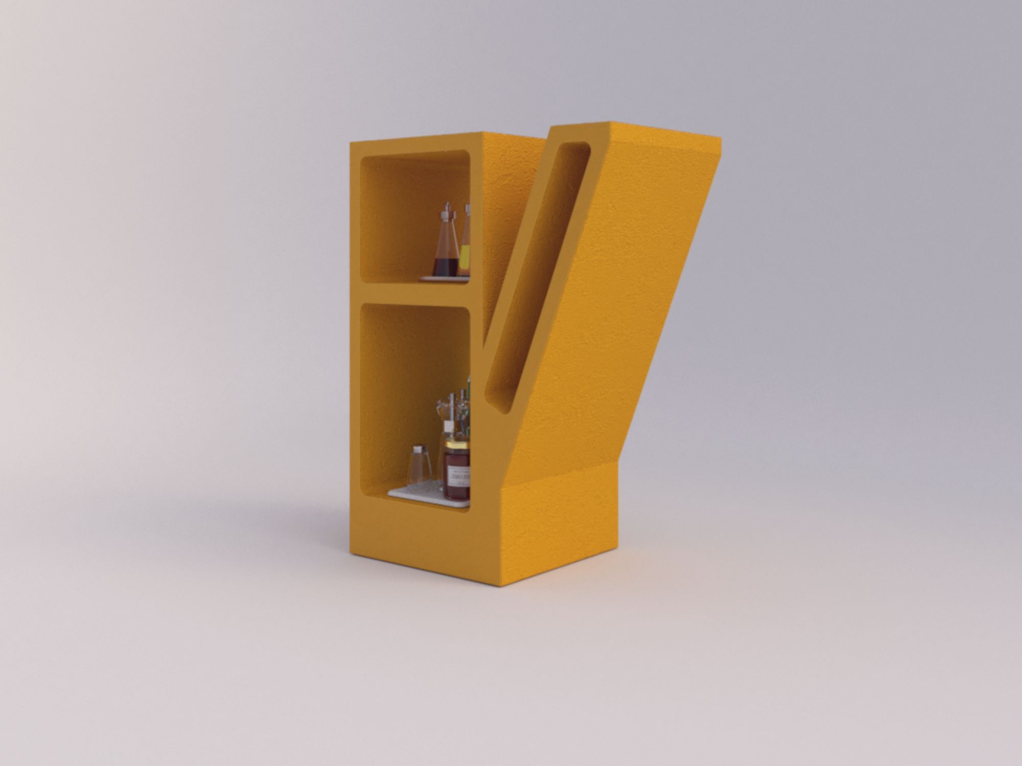 Мебель контейнеры в бетонной конструкции Voltan 555 ARCH-00021949 - Вид №148