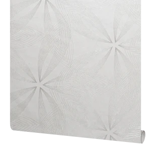 Victoria Stenova Five - флизелиновые обои белые с геометрическим узором 89400076