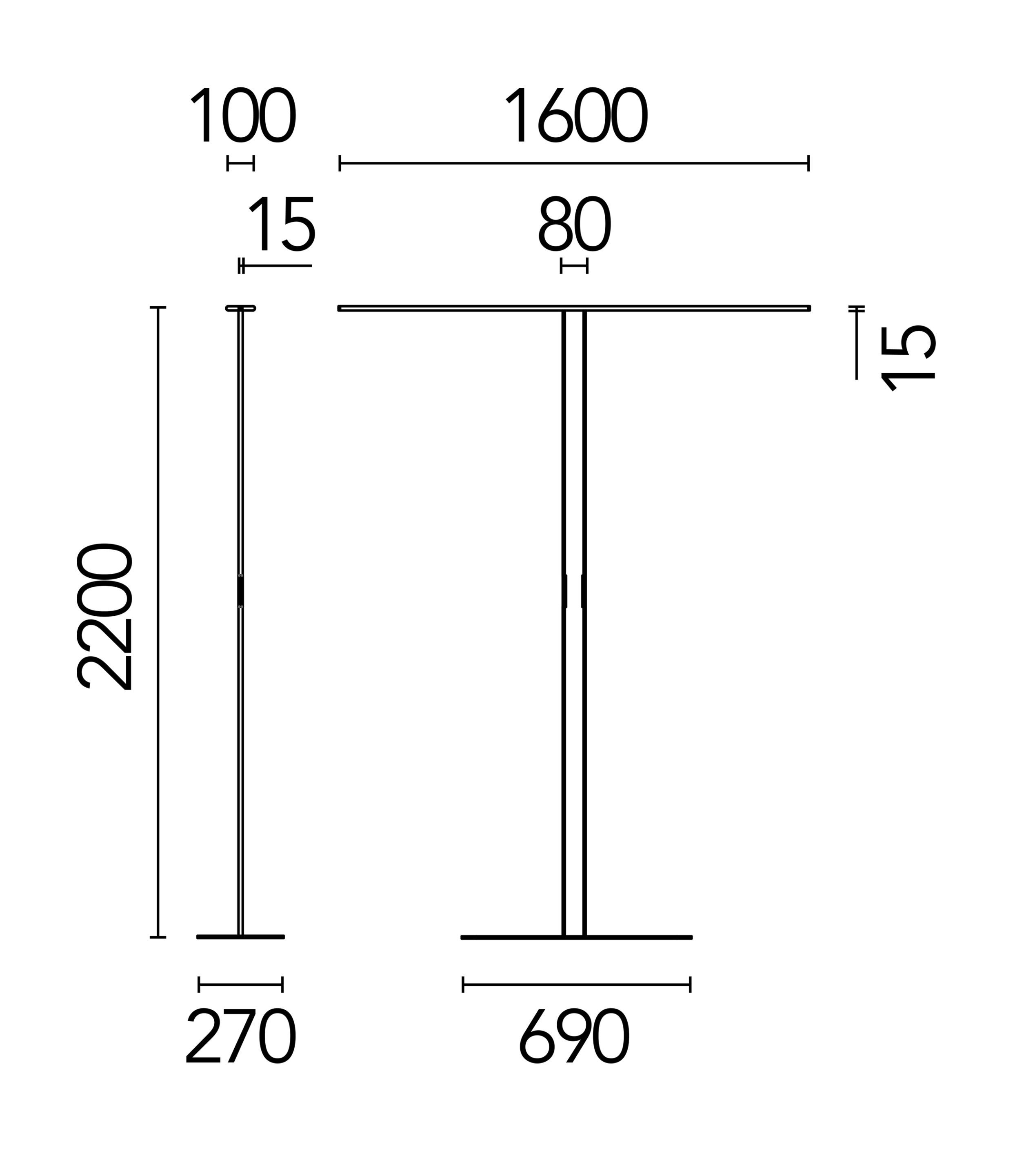 Двойной светодиодный торшер Flos Workmates ARCH-00045936 - Вид №2
