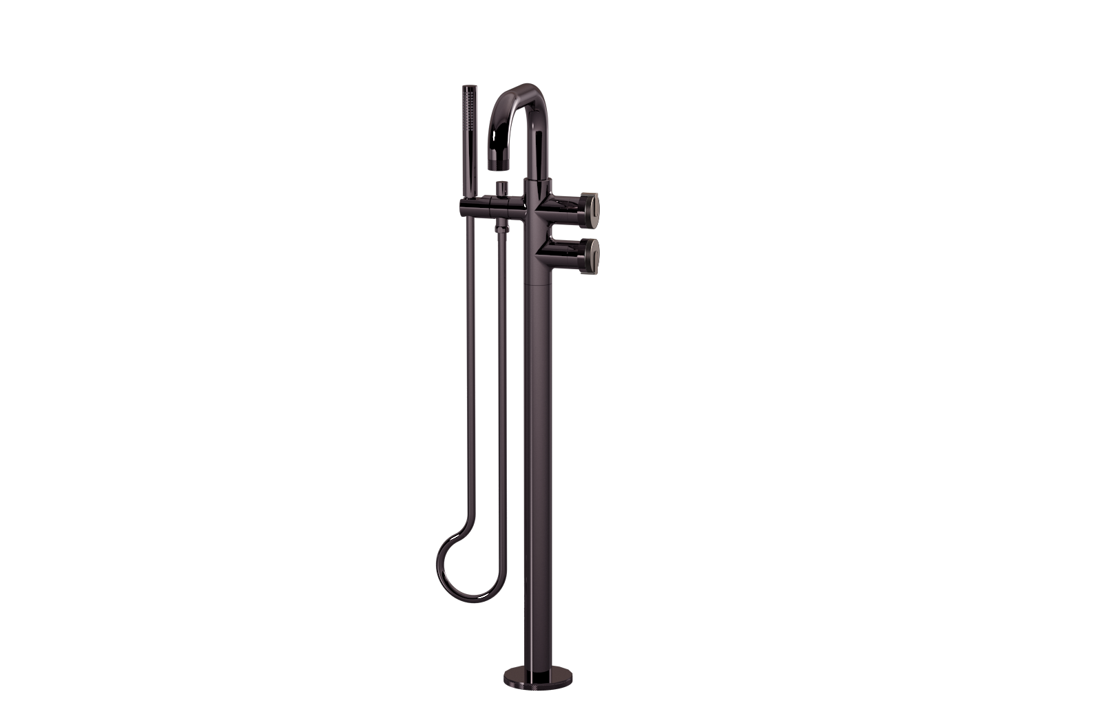 E-11557-R1GM-L1GM-OX Смеситель напольный отдельностоящий (внешняя часть) GRAFF MOD+