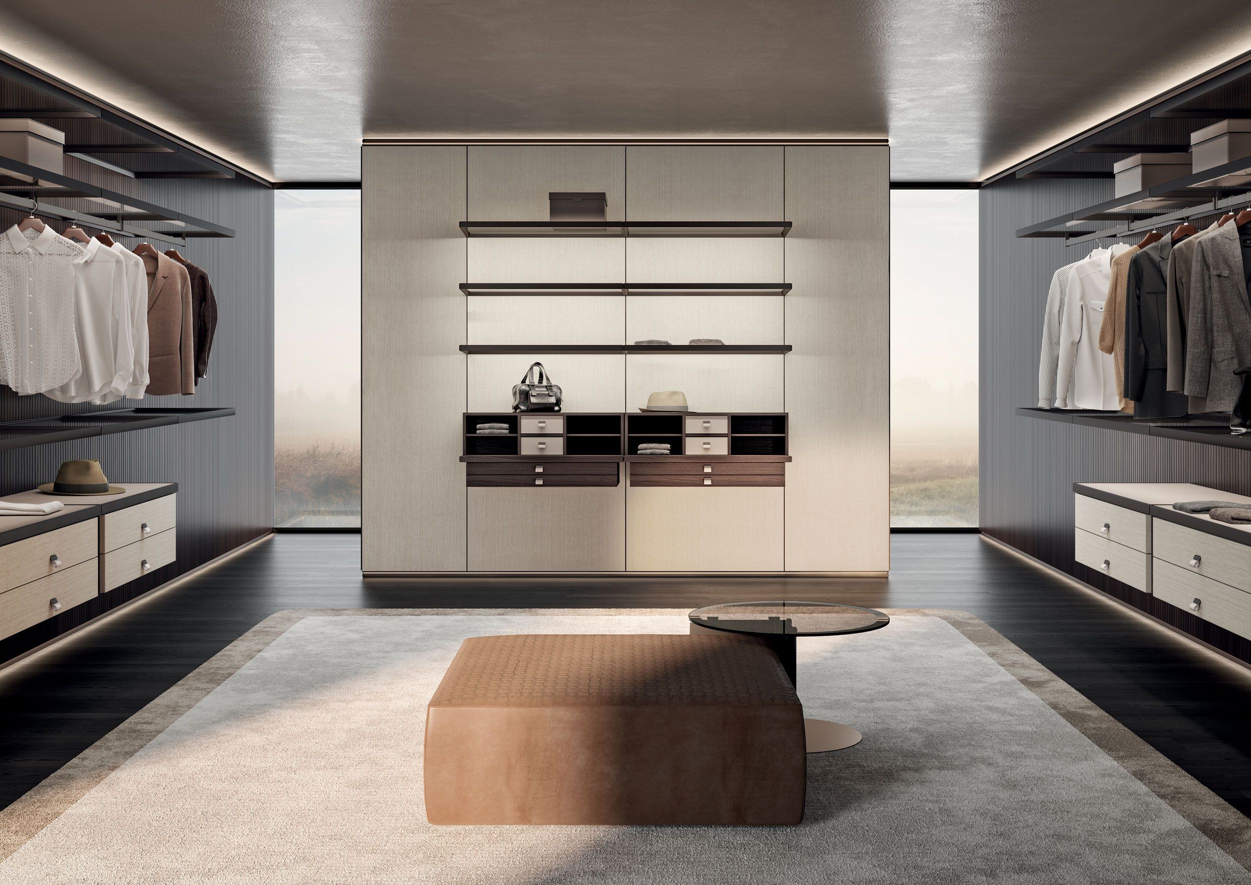 Угловая обшивка на заказ со встроенным освещением MisuraEmme PALO ALTO WALL ARCH-00035477 - Вид №2