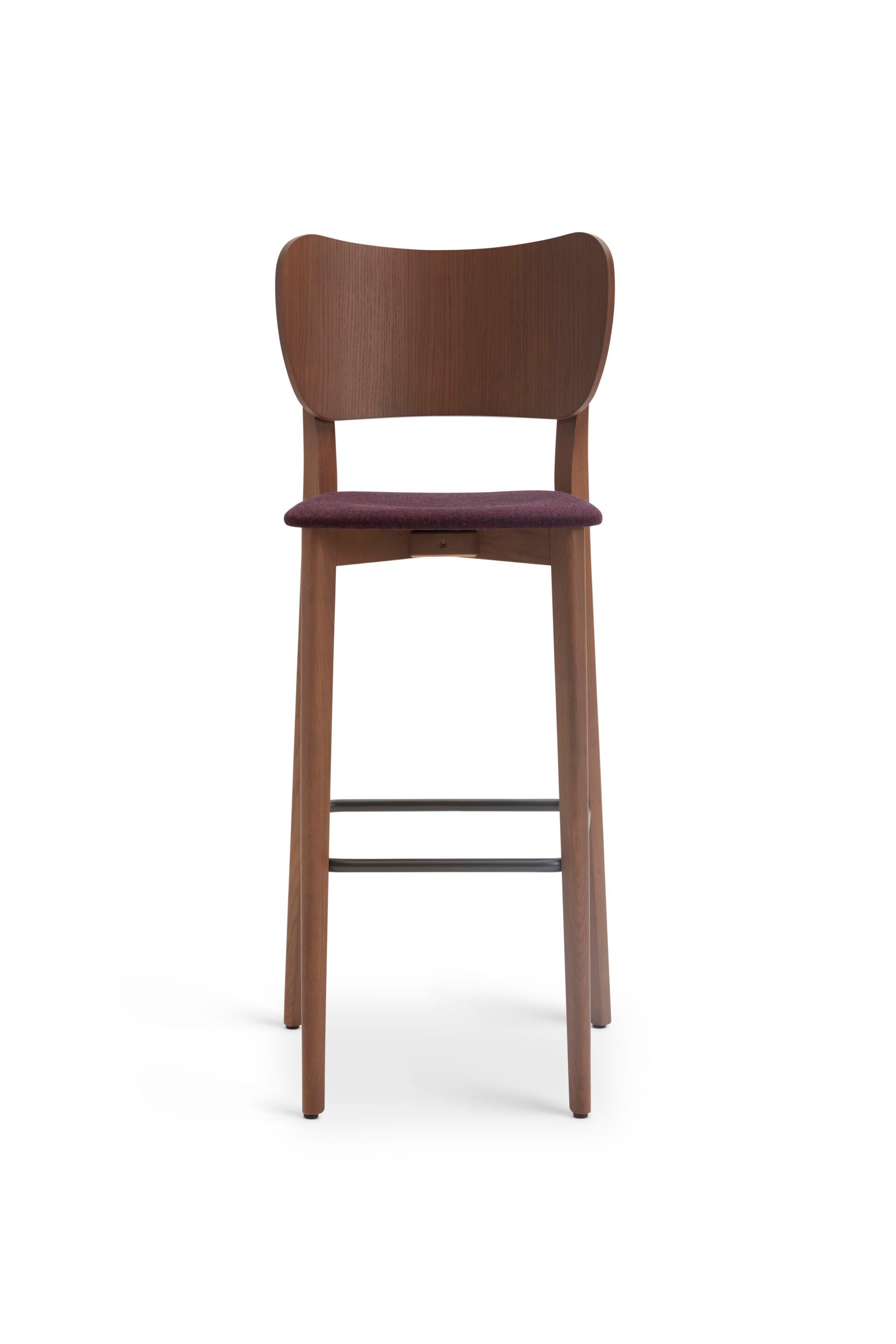 Высокий стул из бука с мягким сиденьем Origins 1971 RAMI 343 ARCH-00048654 - Вид №8