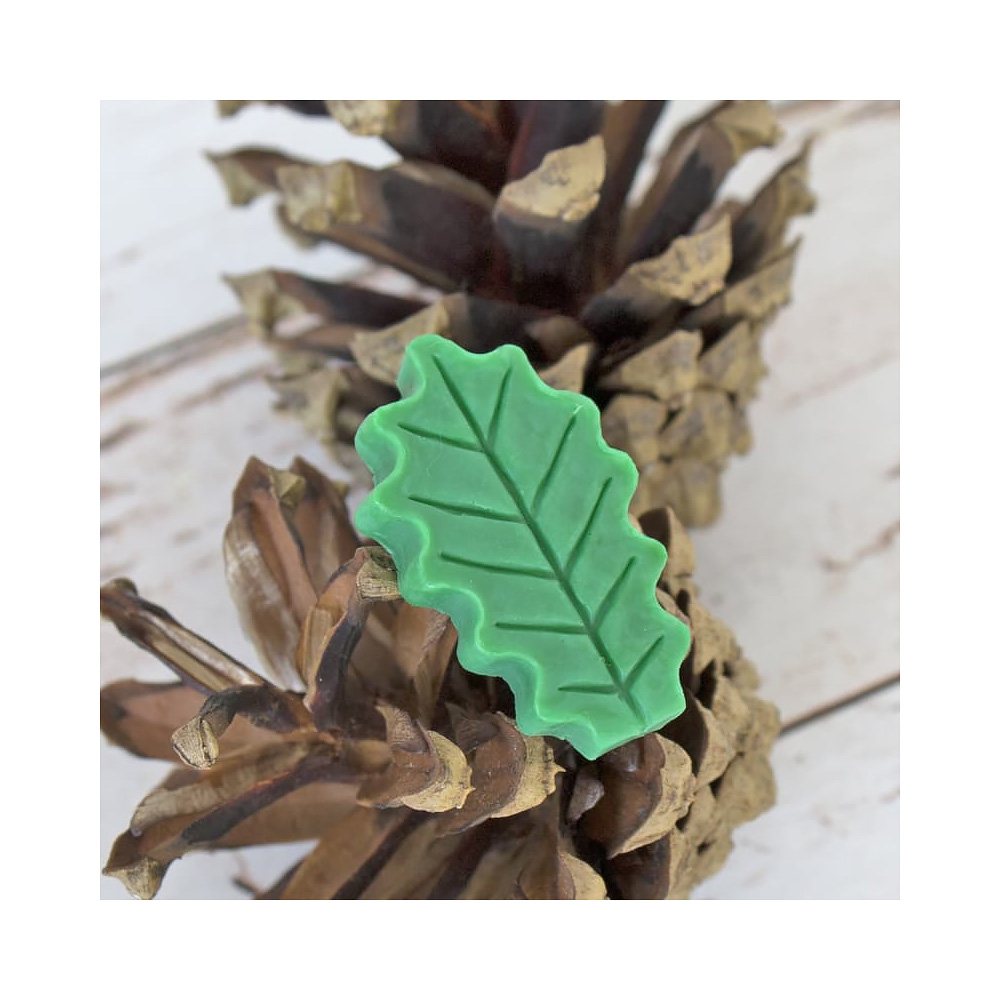 1043 Молд для декора №02 силикон "Лист пуансетии" Арт. Выдумщики 