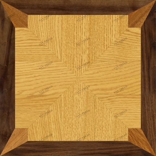 Художественный паркет Da Vinci Щитовой 26-373 Дуб (Гладкая) 500х500 мм 26010373