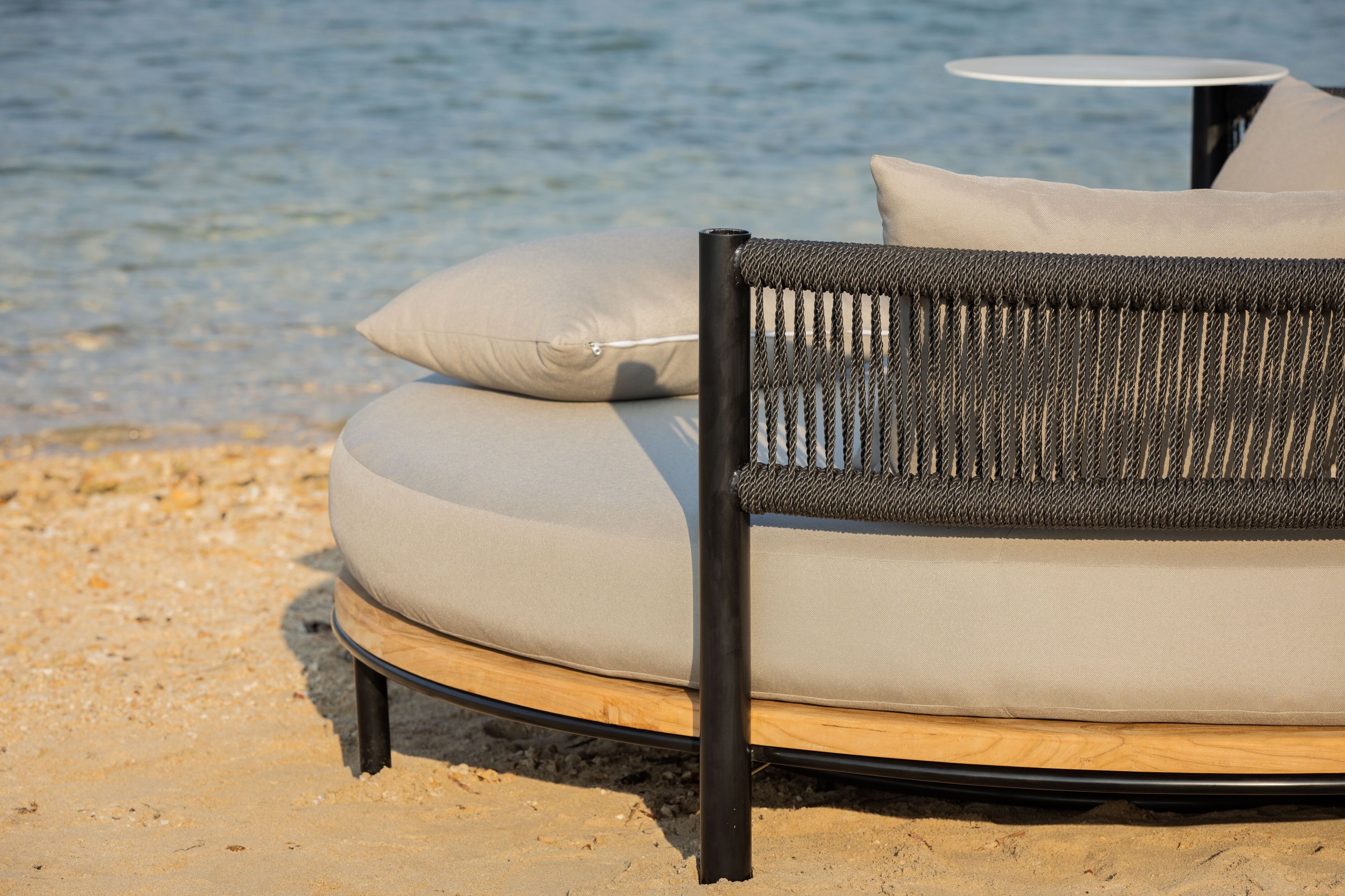 Ткань круглая Садовая кровать с солнцезащитным козырьком cbdesign круглый ARCH-00084466 - Вид №15