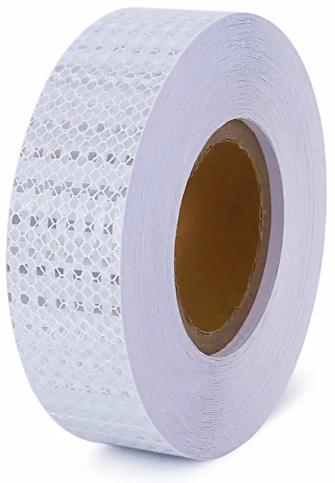 91749929 Лента сигнальная Safetystep Reflective Tape Honeycomb 50мм х 5м белый STLM-1004381