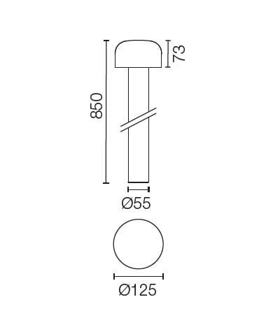 Светодиодный световой столб Flos Bellhop ARCH-00098109 - Вид №7