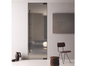 Стеклянная висячая дверь