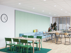 Акустическая панель из стеклянной ваты