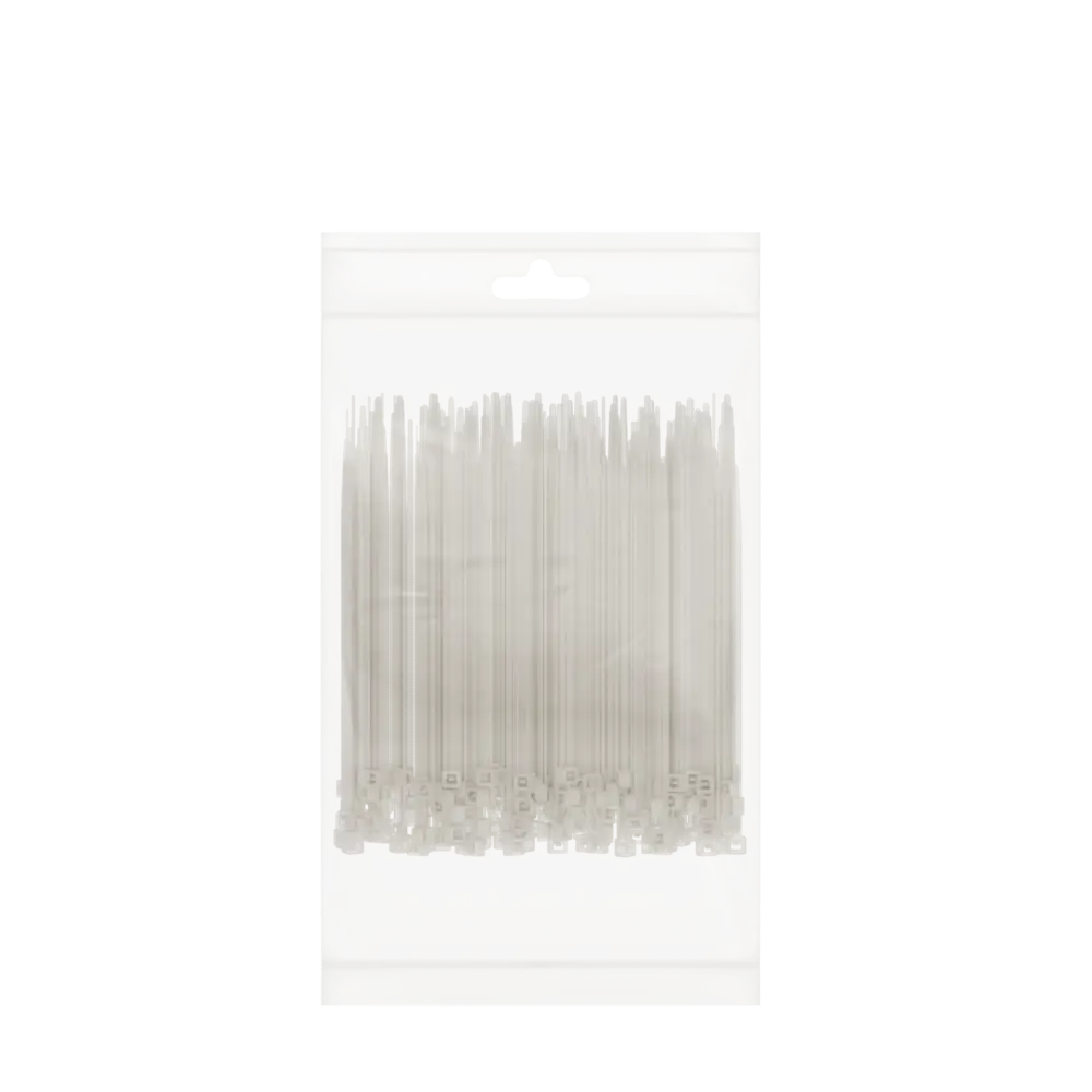 Крепежный хомут 2.5x100 мм нейлон цвет белый 25 шт Santreyd STLM-2157379