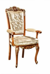 Barnini Oseo Стул из мягкой ткани с подлокотниками и высокой спинкой Firenze Fz 63 • fz 63-l