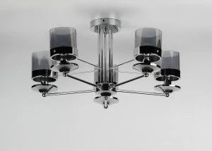 Потолочная люстра Rivoli Carosello 3029-305 RIVOLI CAROSELLO 336902 Хром;прозрачный;серый