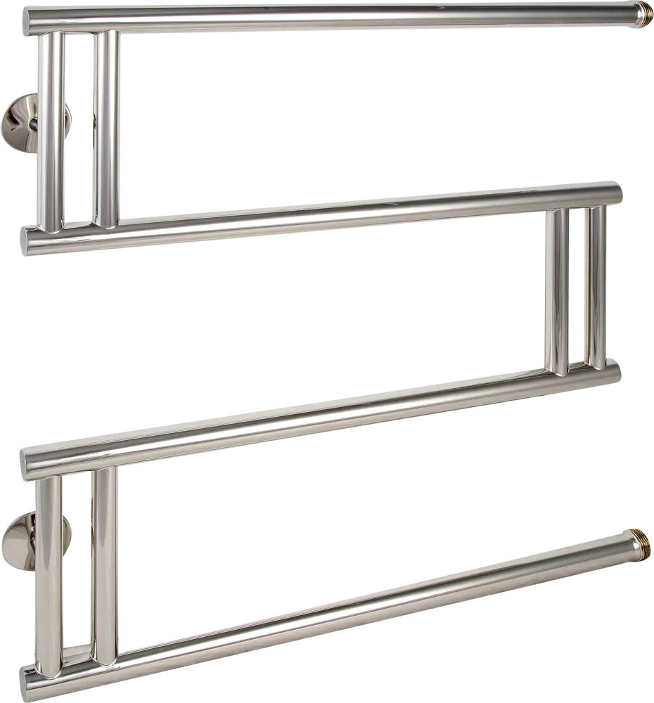 Водяной полотенцесушитель EQUATION Элита M-образный 60x60 см 17155965