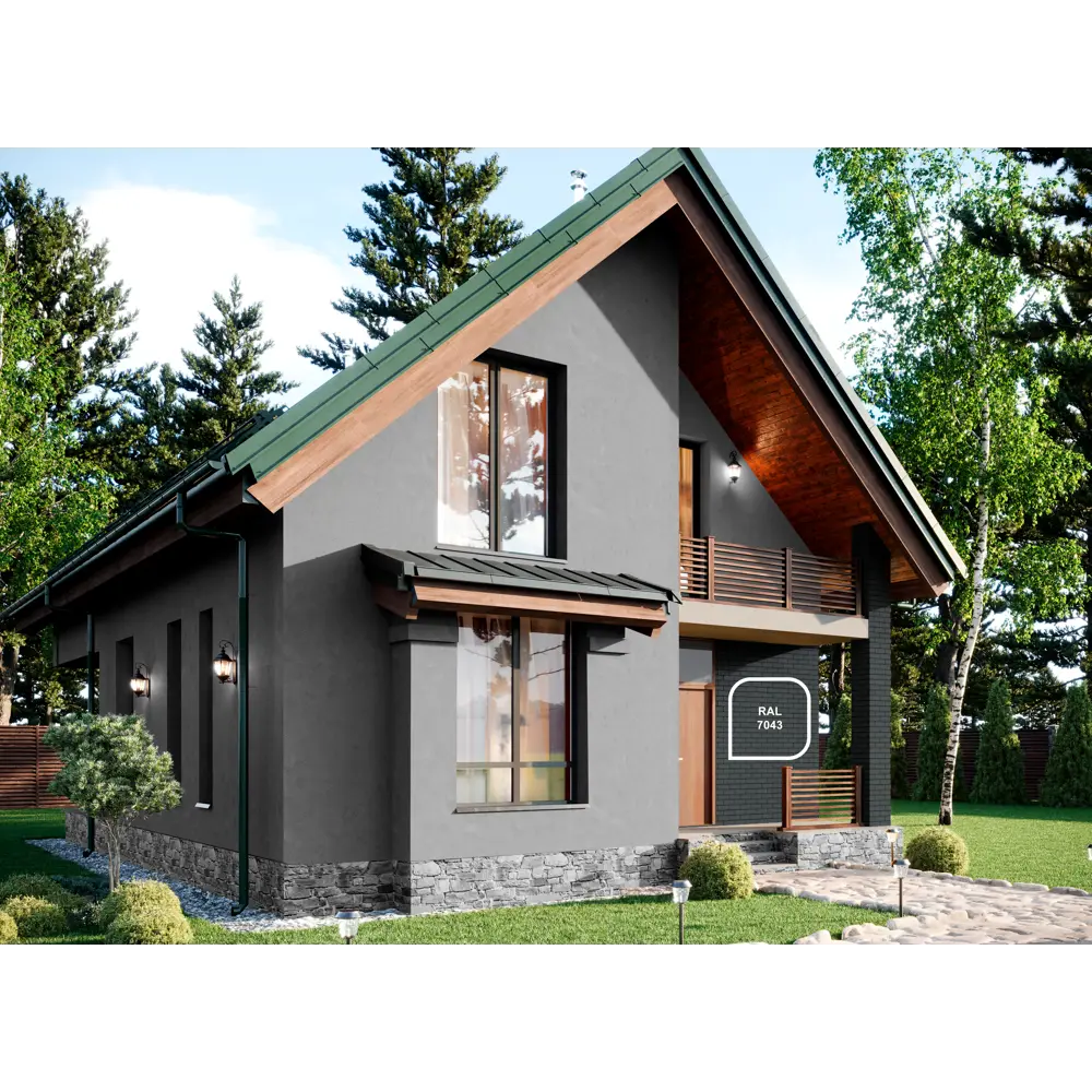 Краска фасадная Ореол матовая прозрачная база С 9 л STLM-2008875 - Вид №11