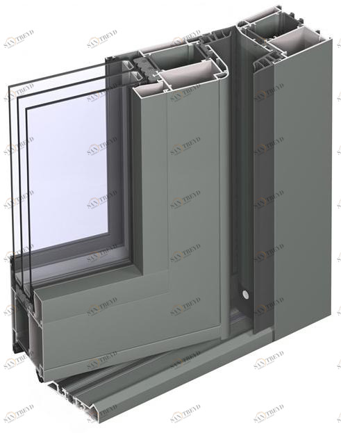 Reynaers Aluminium Распашная французская дверь из алюминия Masterline sun-id-1445647