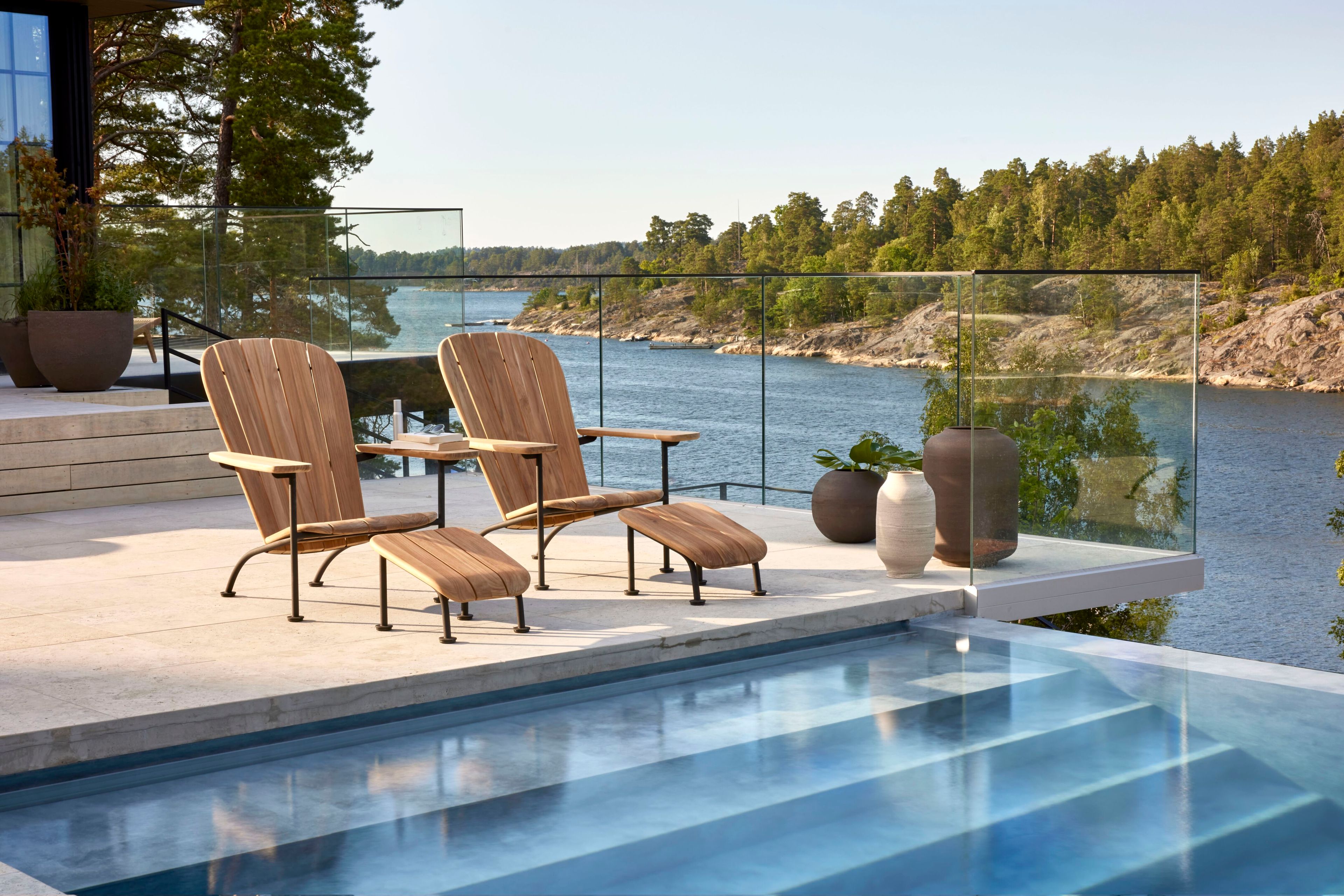 Подставка для ног из тикового дерева Skargaarden Böste ARCH-00060362 - Вид №4