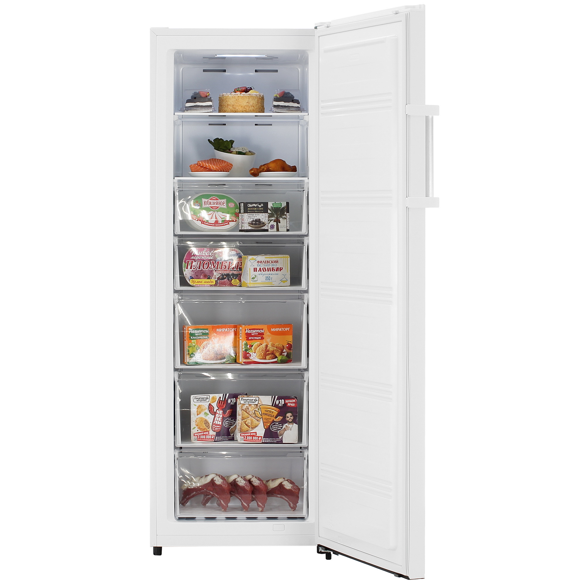 9240641 Морозильный шкаф  DEXP F4-23AHE белый STDN-0041331 - Вид №5