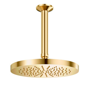 00909343 Потолочный душ 200 матовое золото Docol EDEN