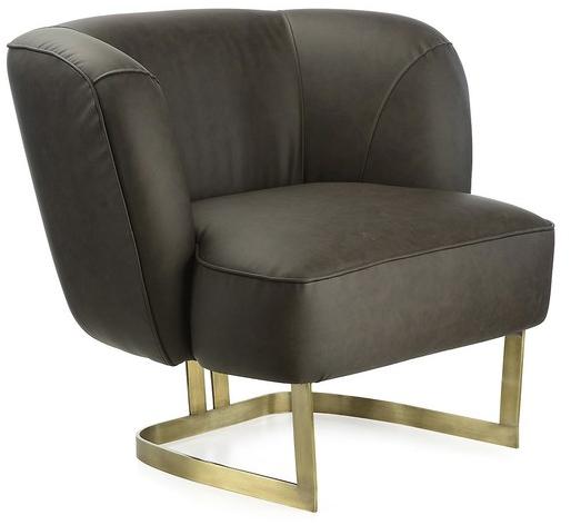 MARIONI Мягкое кресло из экокожи с подлокотниками Joan 02706 - Вид №1